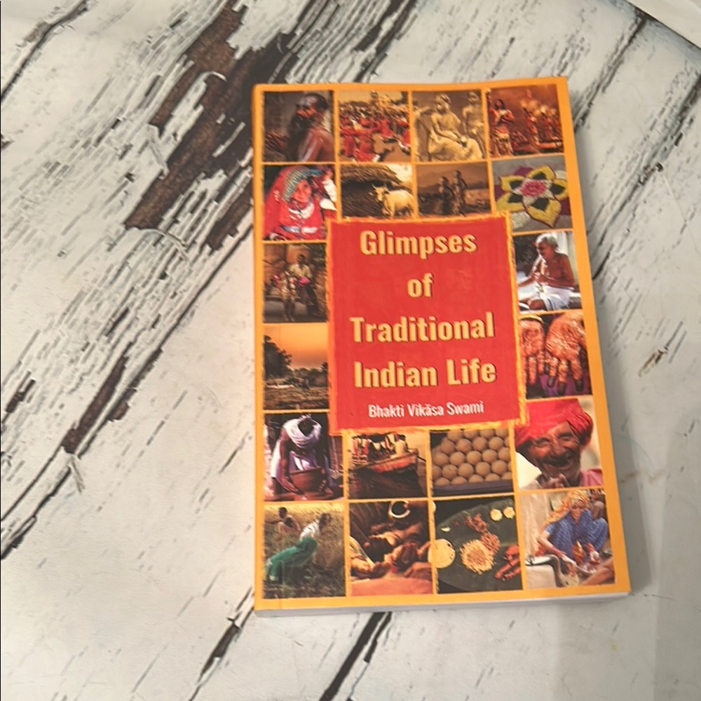 Vibrant Cultural Book with Blue and Red Cover